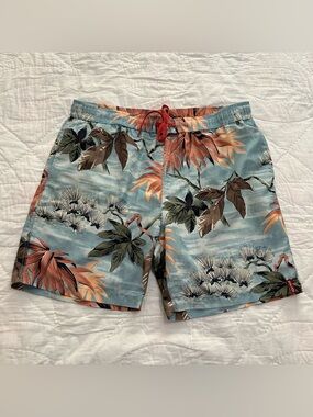 Tommy Bahama Relax Swim Shorts Trunks Men’s XL Floral Tropical Botanical Palm